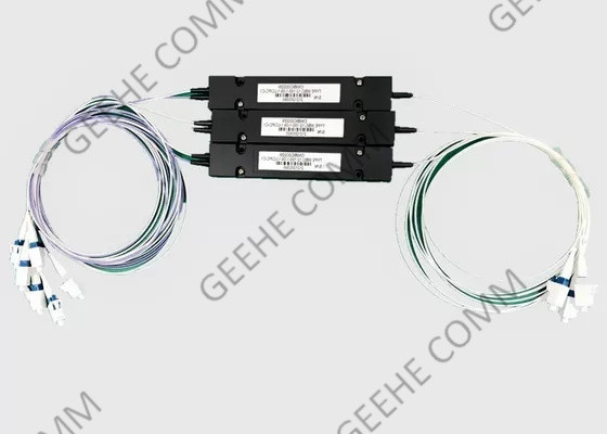 最終的な製造業者850nm MM 2/98のGPONのための連結の配給量LC/PC 1×3 FBTのカプラー