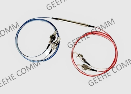 鋼鉄管1310nmの波長はFC/PCのコネクターと低損失WDMを溶かした