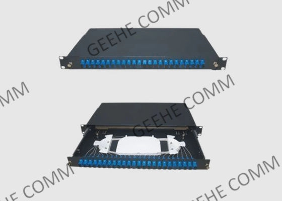 1U SC UPCのアダプターが付いている容易な滑走標準的なOS2繊維パッチ盤