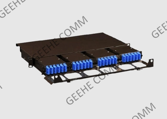 FTTHのためのラック マウント1U SC UPCの繊維光学のパッチ盤