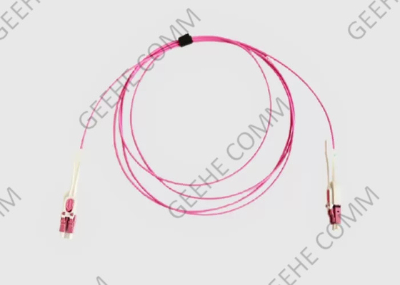 プッシュ プル タブLC/LCとのUnibootは2.0mm OFNP繊維パッチ ケーブルを二重にする