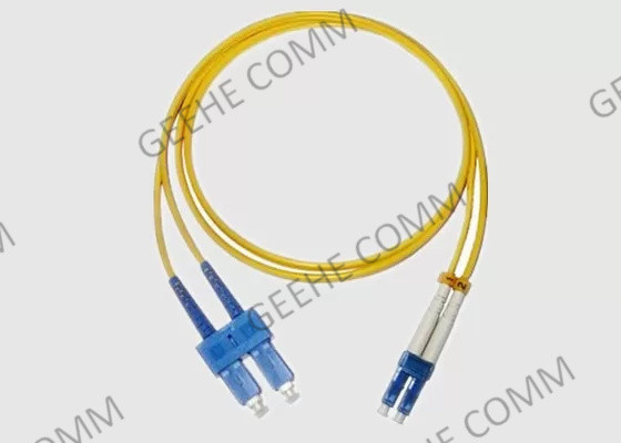 SCの単一モード繊維パッチ ケーブルへのZipcordの暴徒の二重1M LC