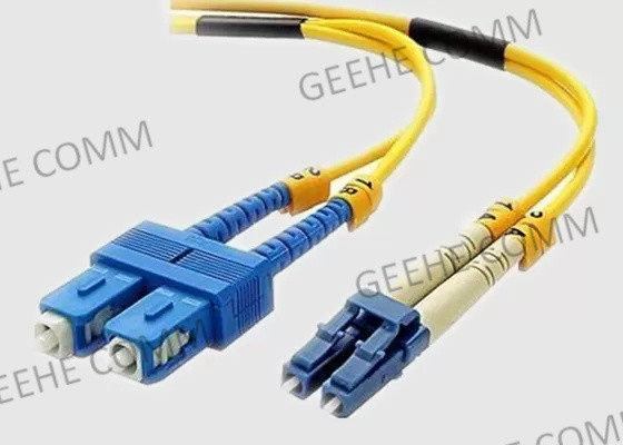 SCの単一モード繊維パッチ ケーブルへのZipcordの暴徒の二重1M LC