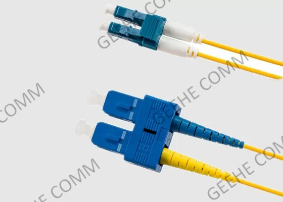 SCの単一モード繊維パッチ ケーブルへのZipcordの暴徒の二重1M LC