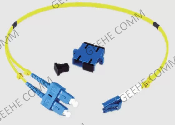 SCの単一モード繊維パッチ ケーブルへのZipcordの暴徒の二重1M LC
