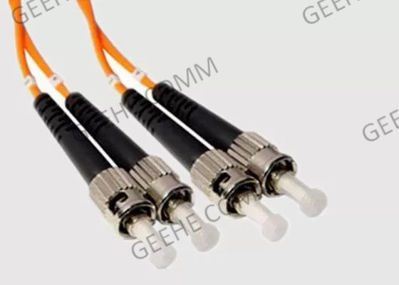 5M OM1 OFNRの暴徒ST-ST 2.0MMのマルチモード・ファイバ視覚パッチ ケーブル