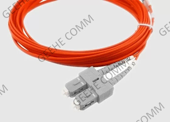 SC 0.9mm 2Mのマルチモード・ファイバの視覚のパッチ・コードへの二重ST