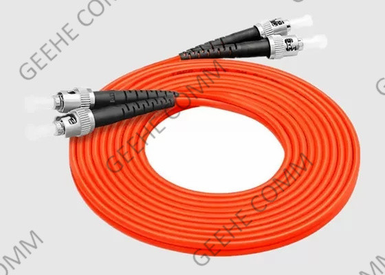 STの二重OM3 0.9mm 1mマルチモード・ファイバの視覚のパッチ・コードへのFC