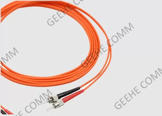 STの二重OM3 0.9mm 1mマルチモード・ファイバの視覚のパッチ・コードへのFC
