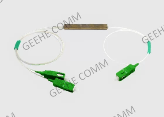 1の2の5G 1×2 FTTH SC APC 0.9mmの光学ディバイダー