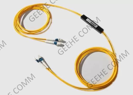 ABSはLC APC 1550nm 1m 2×2 1x2 Plcのディバイダーをタイプする