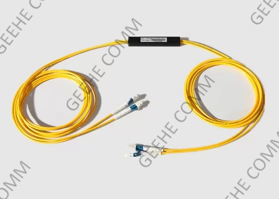 ABSはLC APC 1550nm 1m 2×2 1x2 Plcのディバイダーをタイプする