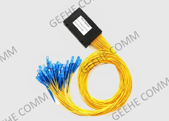 1x32 PLCファイバーケーブルスプリッタ SC/UPC 900UM 1.5M ABSボックス光学スプリッタ