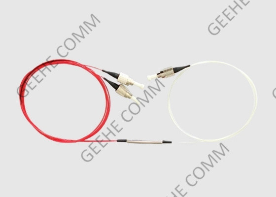 1x2 FC/APC FC/APC 9/125単モードFBTのディバイダー1550 0.9mm 10/90の割れた比率