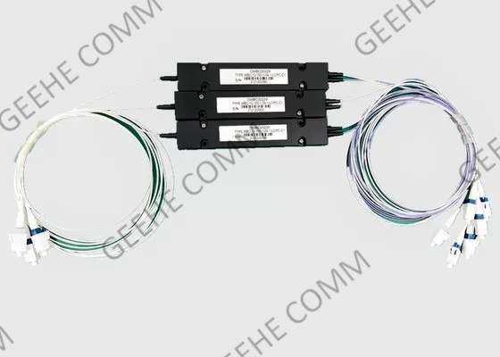 最終的な製造業者850nm MM 2/98のGPONのための連結の配給量LC/PC 1×3 FBTのカプラー