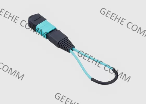 0.3m OM4 MPO MTPの繊維光学のループバックのアダプター