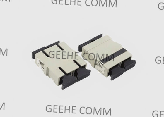 多モード フランジが付いているベージュ繊維光学SC SCの複式アパートのカプラー