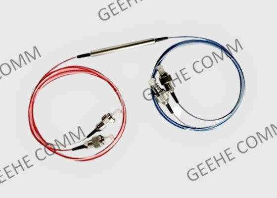 鋼鉄管1310nmの波長はFC/PCのコネクターと低損失WDMを溶かした