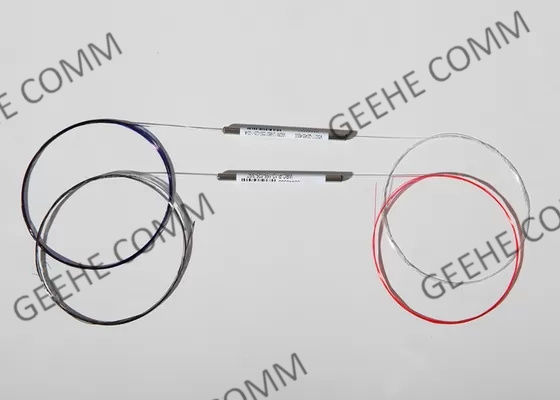 単一モード1550nm PM繊維1×2の繊維光学WDMのカプラー