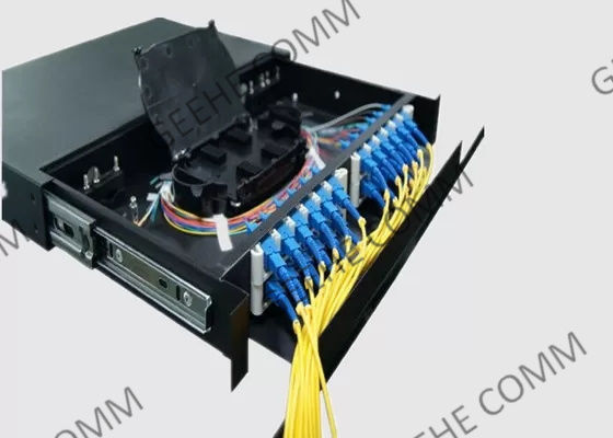 12左舷SC/UPC LC/UPCの光ファイバーのパッチ盤