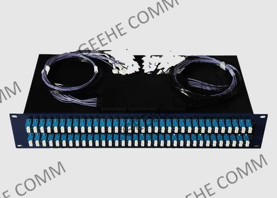 19インチ2U多重モードの96左舷LCの複式アパートのパッチ盤