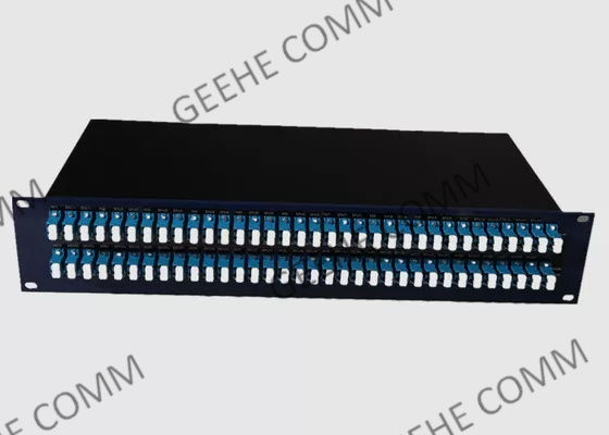 19インチ2U多重モードの96左舷LCの複式アパートのパッチ盤