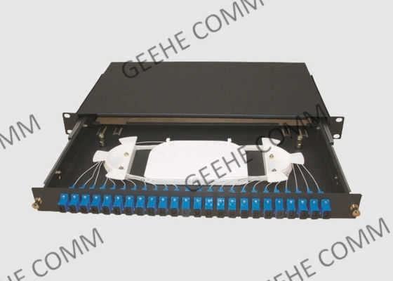 1U SC UPCのアダプターが付いている容易な滑走標準的なOS2繊維パッチ盤