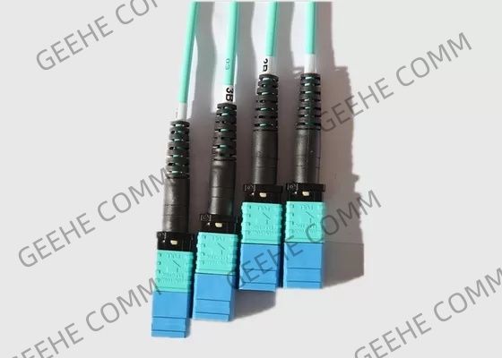 多重モードのMPO繊維ケーブルへの8中心100G OM4 10m MPO