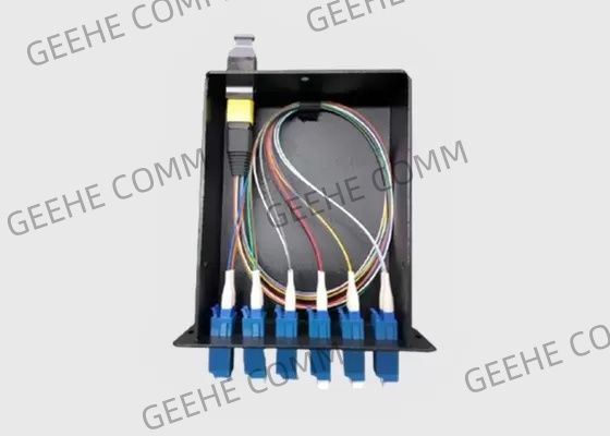 12繊維は6複式アパートLCのアダプターMTP/MPO繊維のブレイクアウト ケーブル カセットをプレインストールした