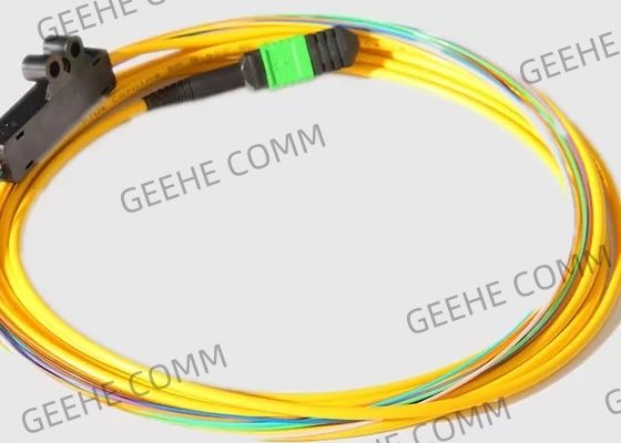 8つのX LC繊維のブレイクアウト ケーブルへの単一モード2.0MM 40G MPO