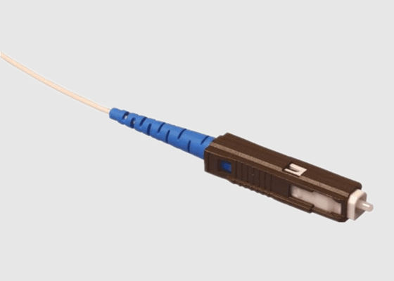 単信50/125 MUのコネクター2.0mmの光ファイバーのピグテール