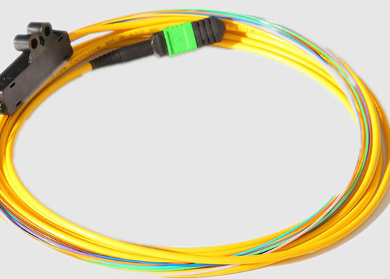 8つのX LC繊維のブレイクアウト ケーブルへの単一モード2.0MM 40G MPO