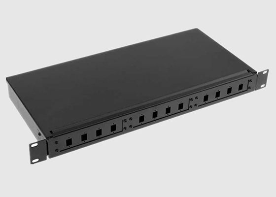 壁の台紙19のインチ1U 24左舷SCの繊維光学のパッチ盤