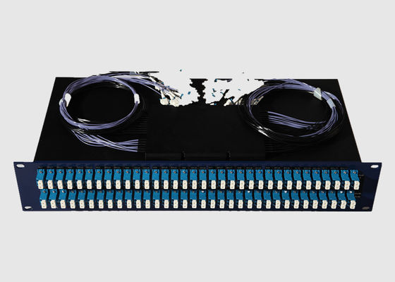 19インチ2U多重モードの96左舷LCの複式アパートのパッチ盤