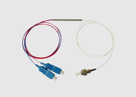 1x2 FBT 1550nm WDMのFTTHのための光ファイバーのカプラーSC UPC