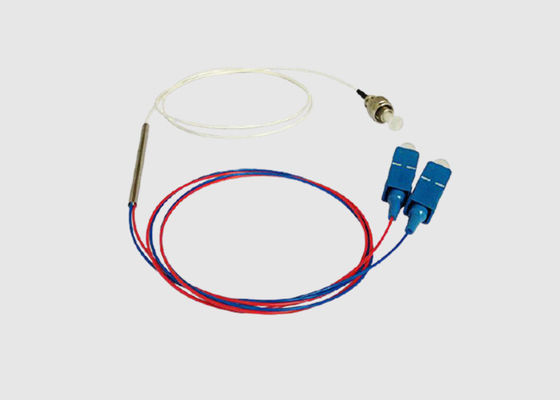 1x2 FBT 1550nm WDMのFTTHのための光ファイバーのカプラーSC UPC