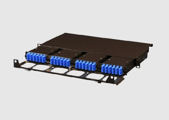 FTTHのためのラック マウント1U SC UPCの繊維光学のパッチ盤